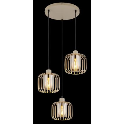 Globo - Люстра на тросі 3xE27/40W/230V