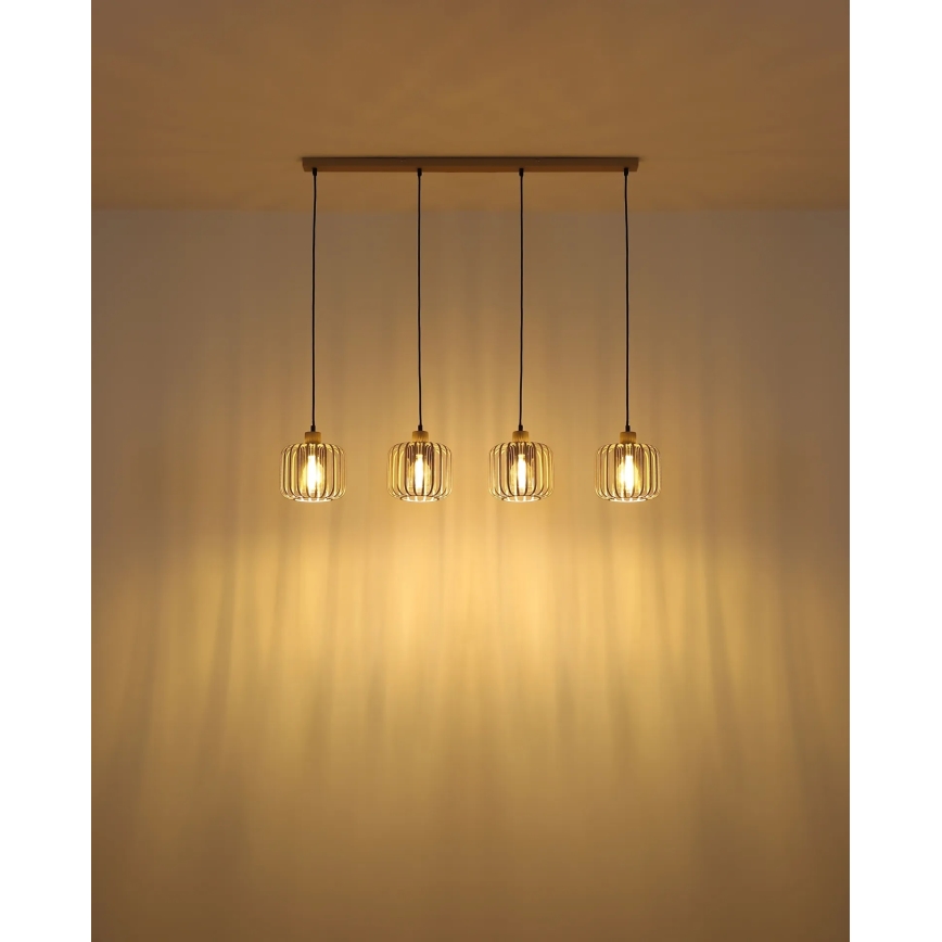 Globo - Люстра на тросе 4xE27/40W/230V