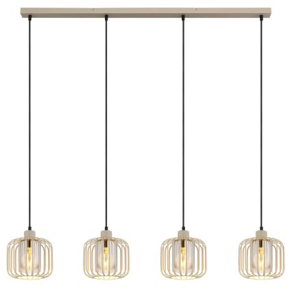 Globo - Підвісна люстра на тросі 4xE27/40W/230V