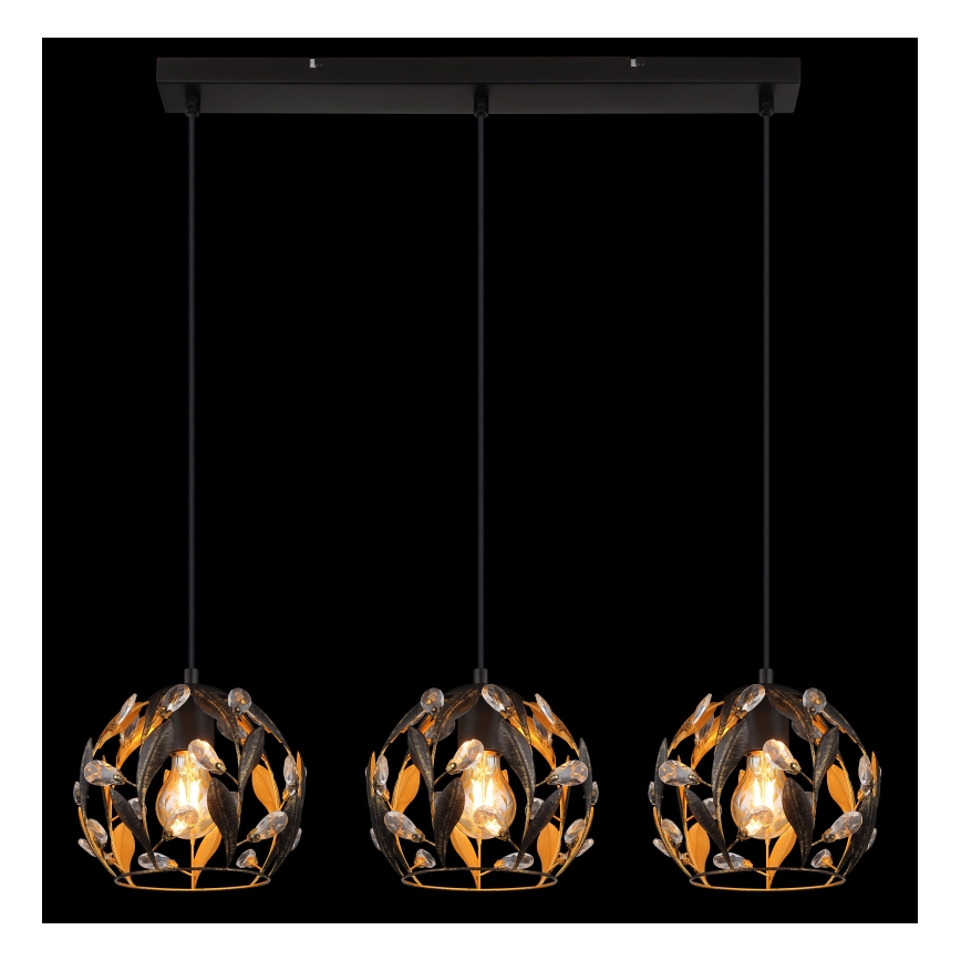 Globo - Люстра на тросі 3xE27/40W/230V