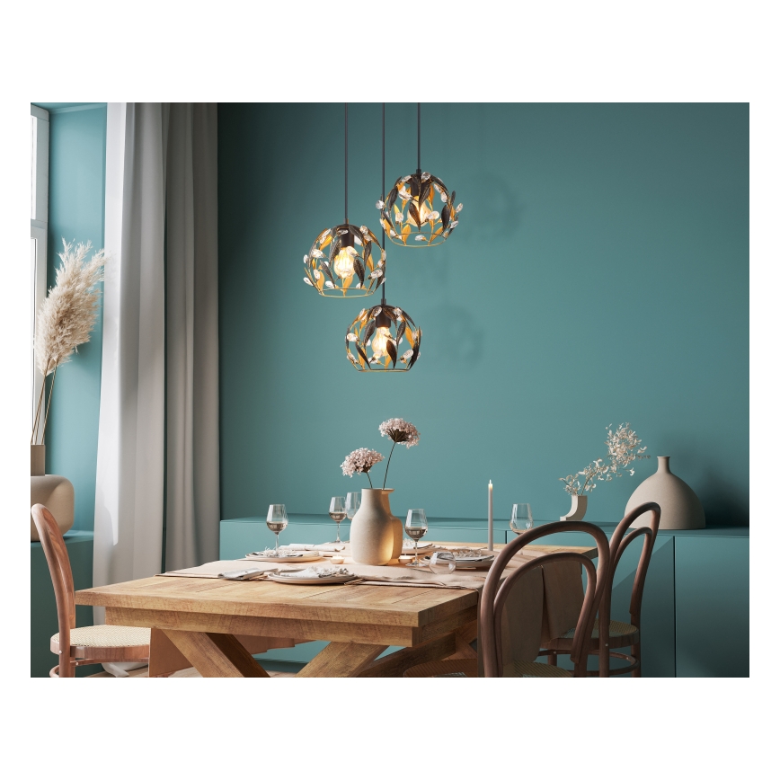 Globo - Подвесная люстра 3xE27/40W/230V диаметр 41 см