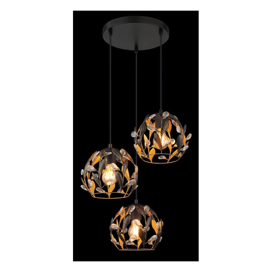 Globo - Подвесная люстра 3xE27/40W/230V диаметр 41 см
