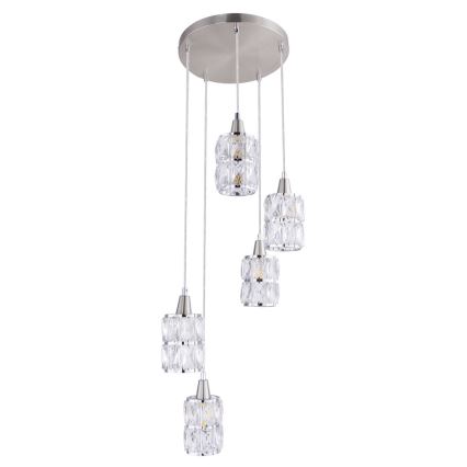Globo - Підвісна люстра 5xE14/40W/230V