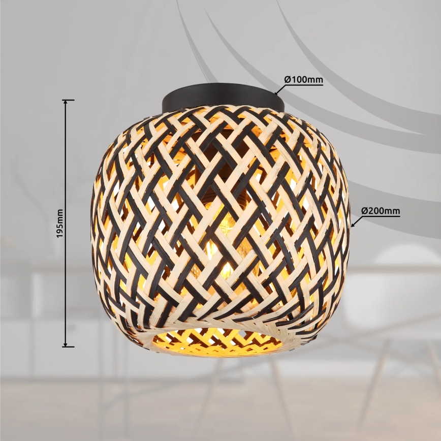 Globo 15766D - Потолочный светильник COLLY 1xE27/15W/230V