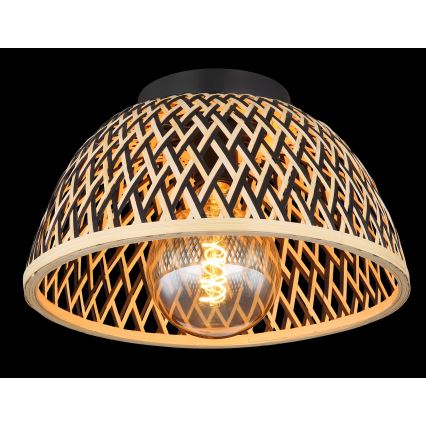 Globo - Пристельова люстра 1xE27/15W/230V бамбук