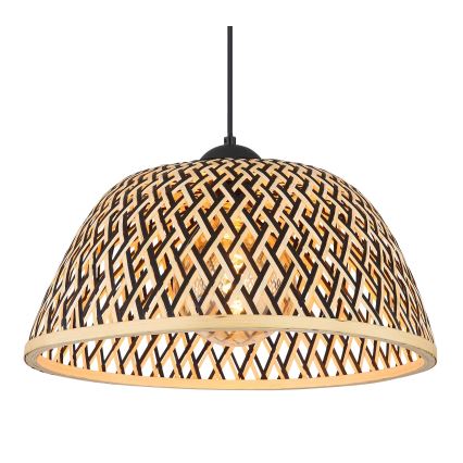 Globo - Підвісна люстра 1xE27/15W/230V бамбук