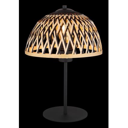 Globo - Настольная лампа 1xE27/15W/230V бамбук