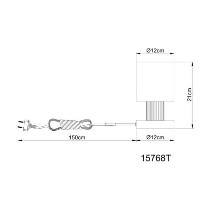 Globo - Настольная лампа 1xE27/25W/230V