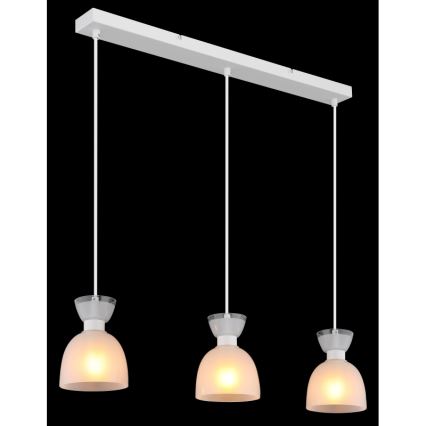 Globo - Подвесная люстра 3xE14/40W/230V белый