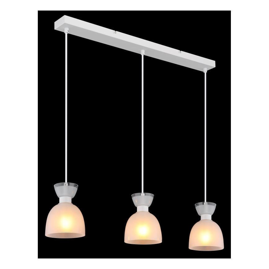 Globo - Подвесная люстра 3xE14/40W/230V белый