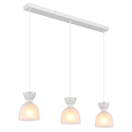 Globo - Подвесная люстра 3xE14/40W/230V белый
