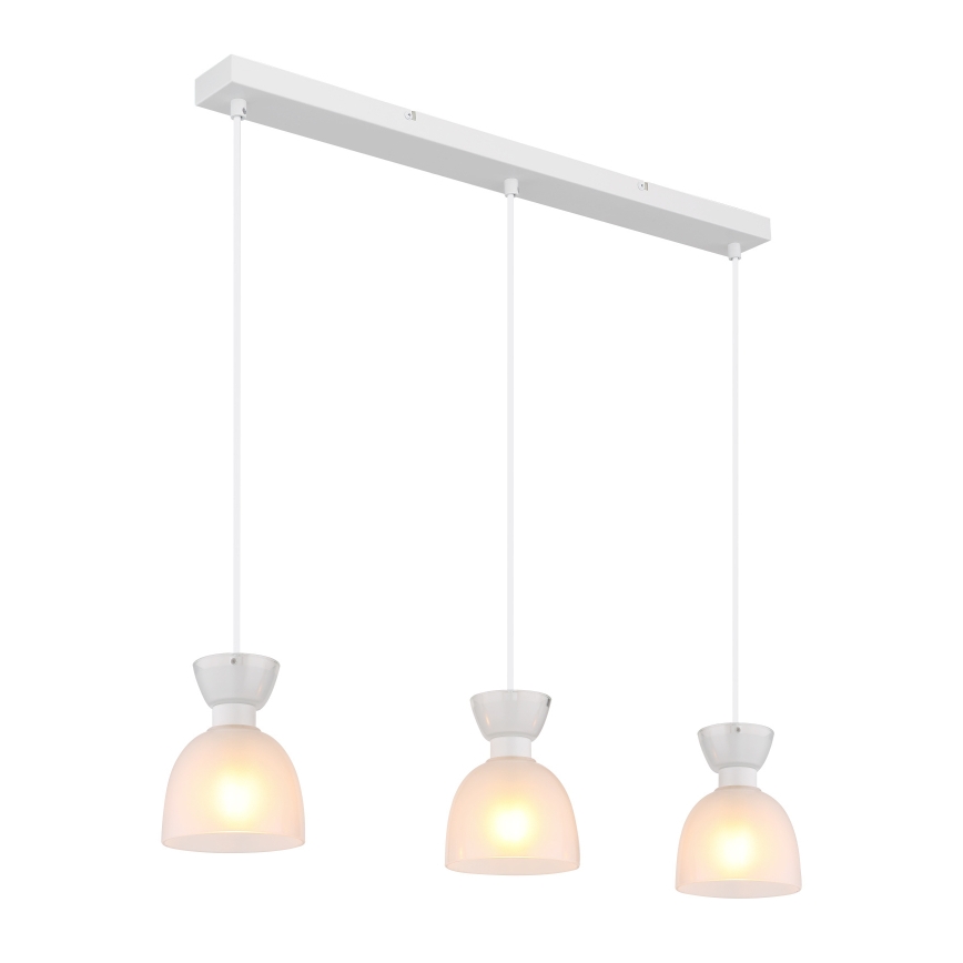 Globo - Подвесная люстра 3xE14/40W/230V белый