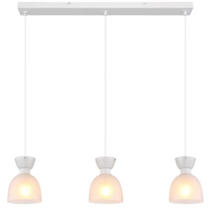 Globo - Подвесная люстра 3xE14/40W/230V белый