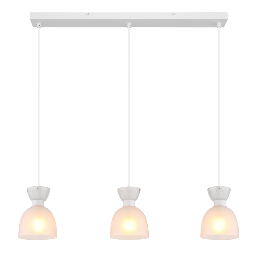 Globo - Подвесная люстра 3xE14/40W/230V белый