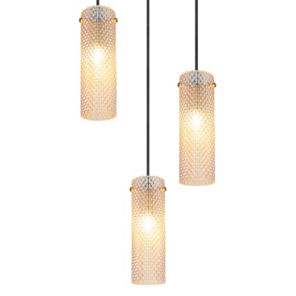 Globo - Підвісна люстра 3xE14/40W/230V золотий