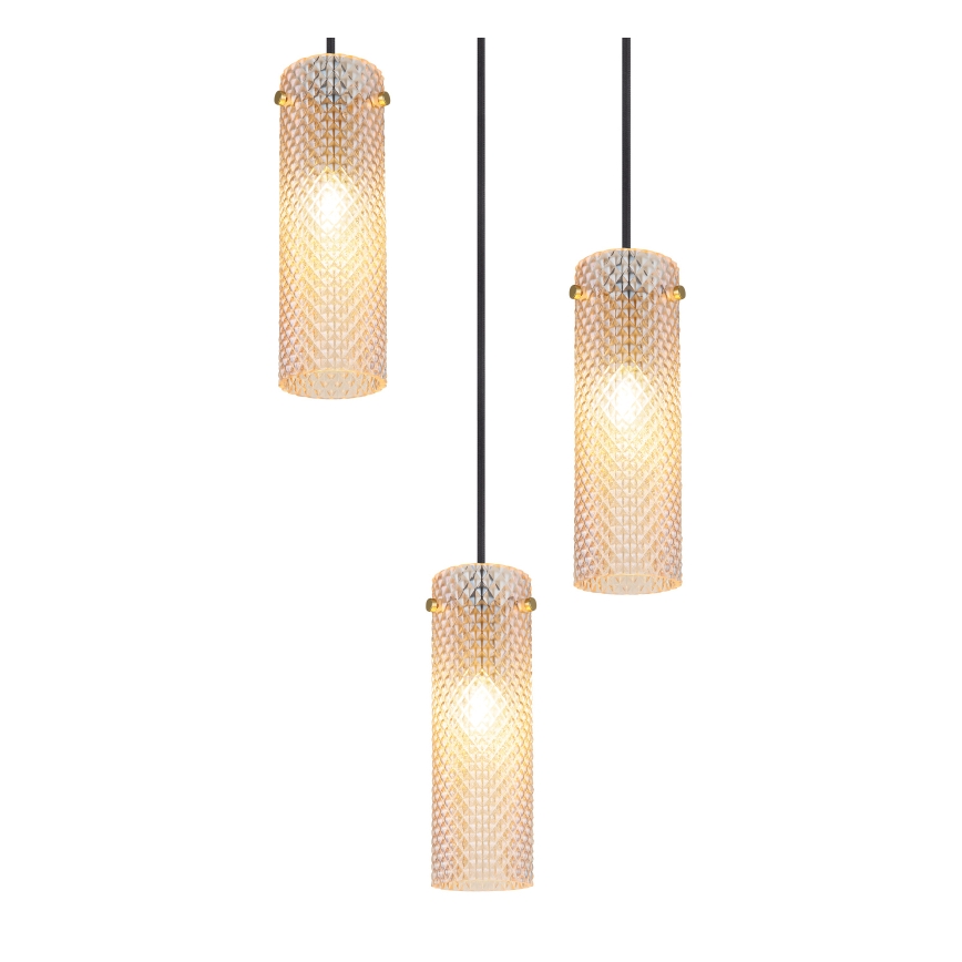 Globo - Підвісна люстра 3xE14/40W/230V золотий