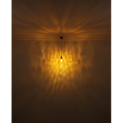 Globo - Підвісна люстра 1xE27/60W/230V діаметр 21 см помаранчевий