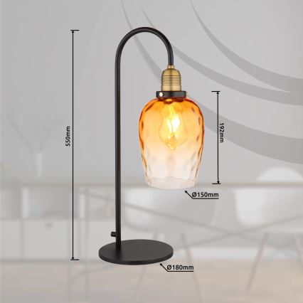 Globo - Настольная лампа 1xE27/60W/230V оранжевый