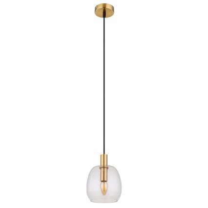 Globo - Підвісна люстра 1xE14/40W/230V діаметр 16 см латунь