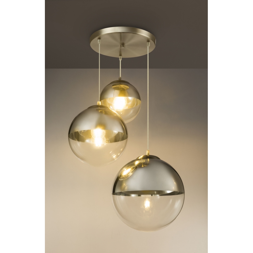 Globo - Підвісна люстра 3xE27/40W/230V діаметр 51 см
