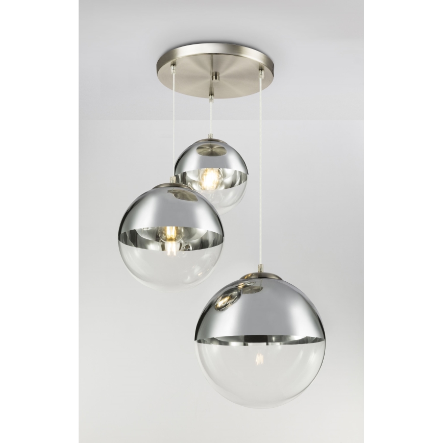 Globo - Підвісна люстра 3xE27/40W/230V діаметр 51 см
