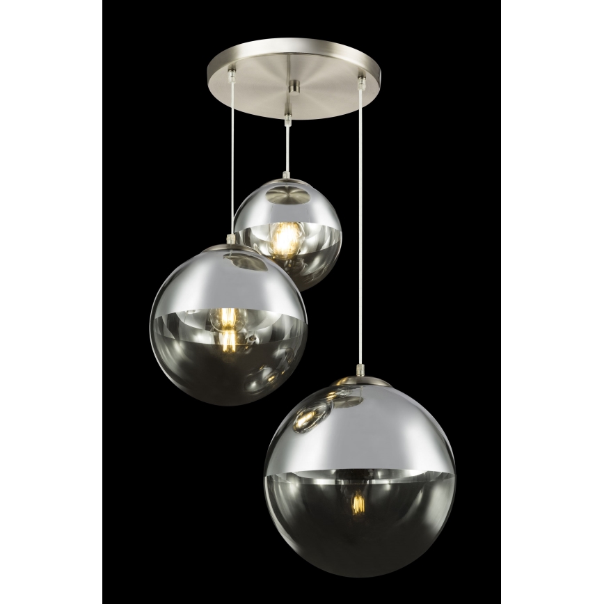 Globo - Підвісна люстра 3xE27/40W/230V діаметр 51 см