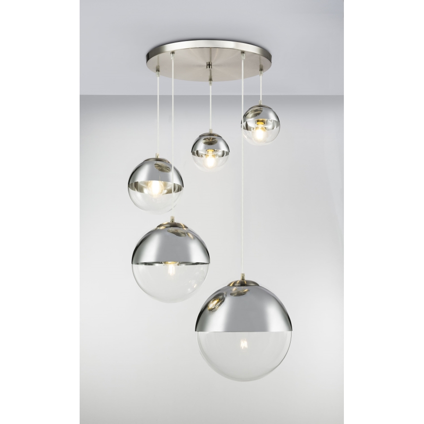 Globo - Підвісна люстра 5xE27/60W/230V діаметр 65 см
