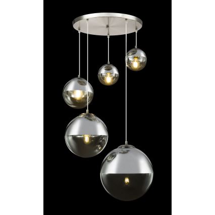Globo - Підвісна люстра 5xE27/60W/230V діаметр 65 см