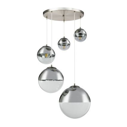 Globo - Підвісна люстра 5xE27/60W/230V діаметр 65 см