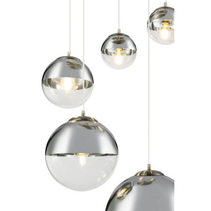 Globo - Підвісна люстра 5xE27/60W/230V діаметр 65 см