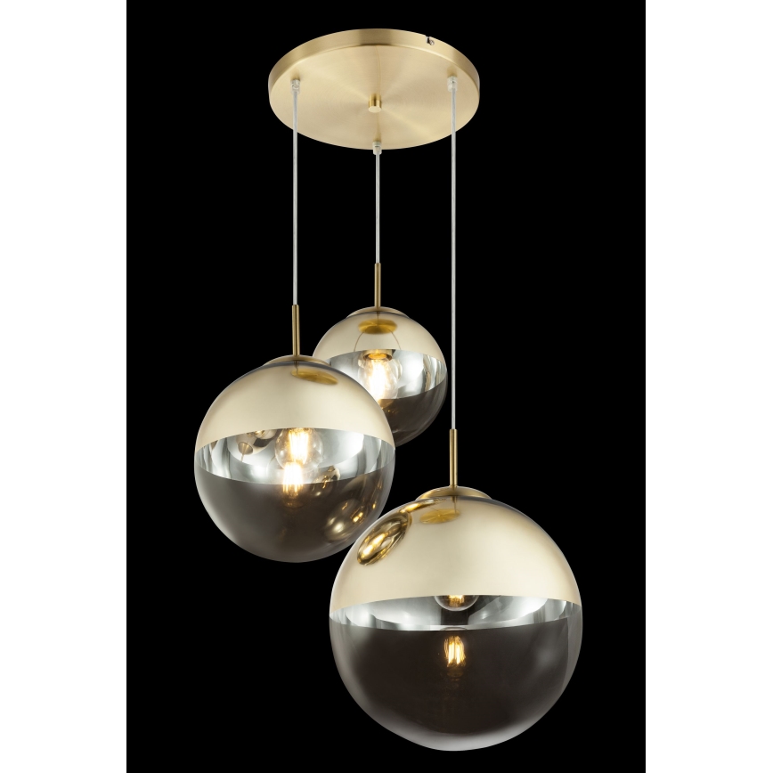 Globo - Підвісна люстра 3xE27/40W/230V діаметр 51 см