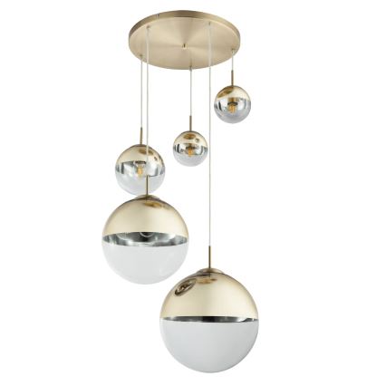 Globo - Підвісна люстра 5xE27/40W/230V діаметр 65 см