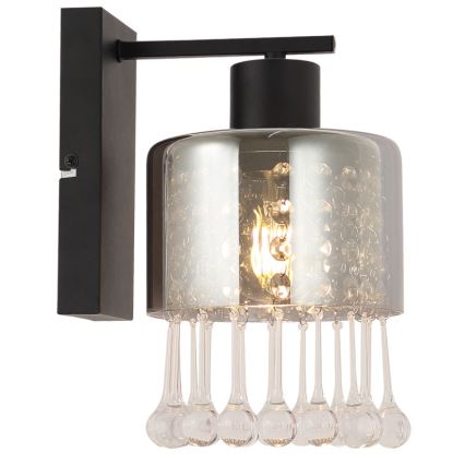 Globo - Настенная лампа 1xE27/60W/230V черный