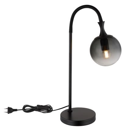 Globo - Настільна лампа 1xE27/10W/230V чорний