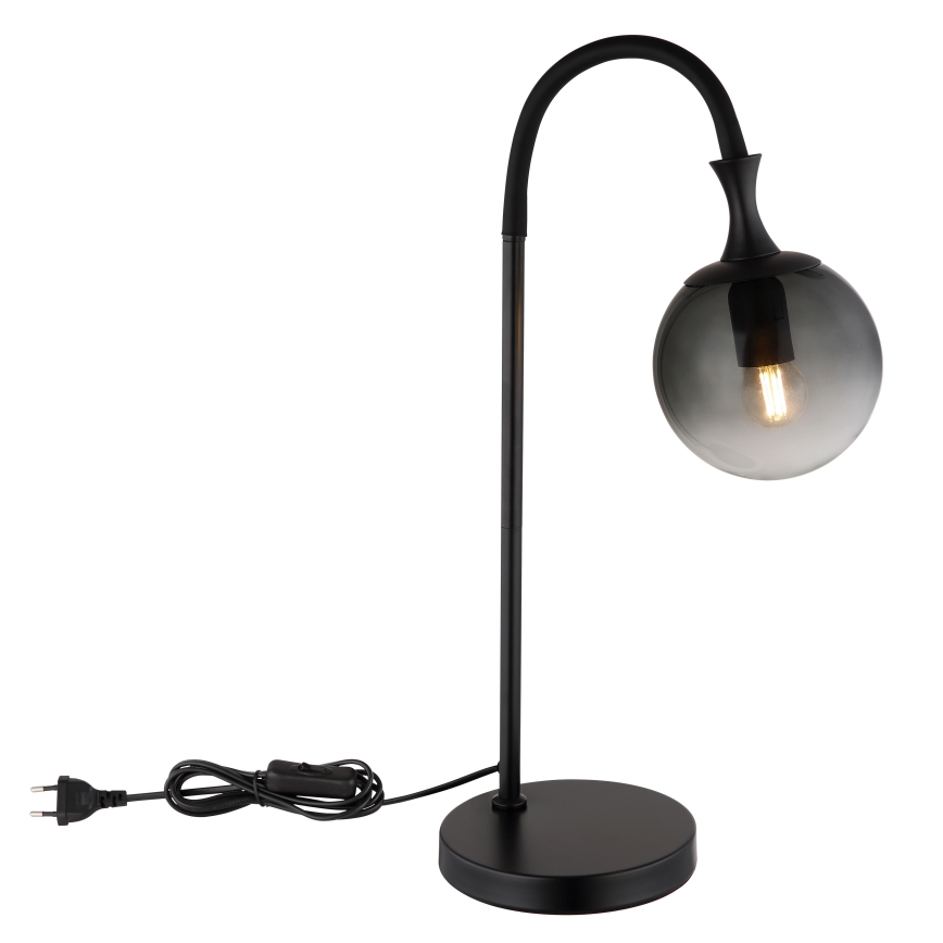 Globo - Настільна лампа 1xE27/10W/230V чорний