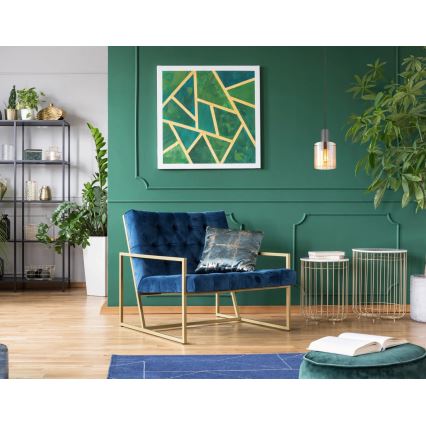 Globo - Підвісна люстра 1xE27/40W/230V діаметр 18 см коричневий