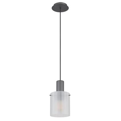 Globo - Підвісна люстра 1xE27/40W/230V діаметр 18 см білий