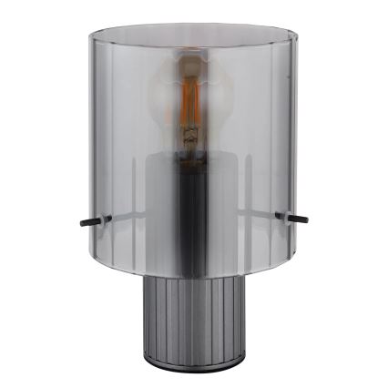 Globo - Настільна лампа 1xE27/40W/230V діаметр 14 см сірий