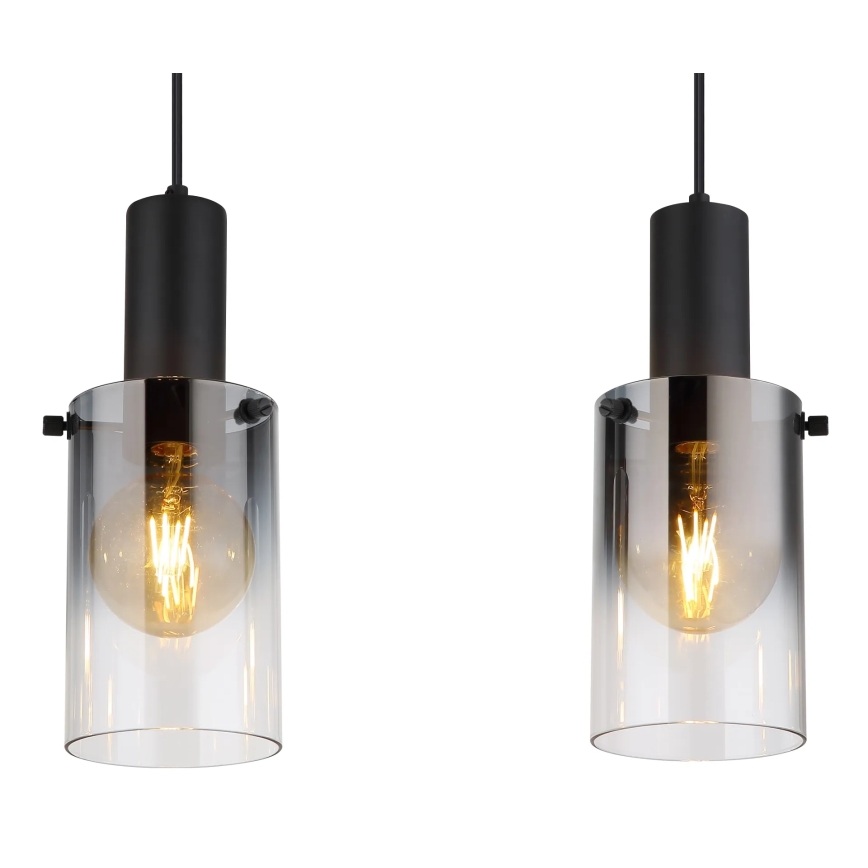 Globo - Подвесная люстра 3xE27/40W/230V черный