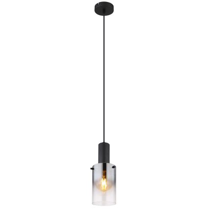 Globo - Підвісна люстра 1xE27/40W/230V діаметр 12,5 см чорний
