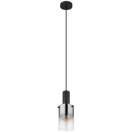 Globo - Подвесная люстра 1xE27/40W/230V диаметр 12,5 см черный