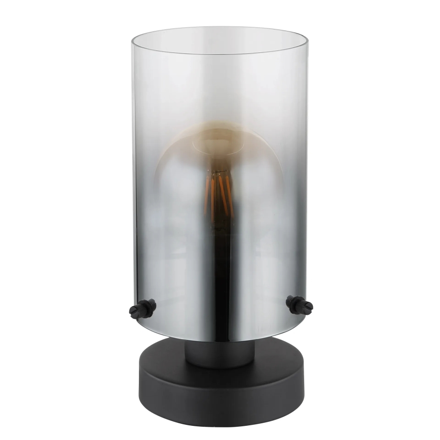 Globo - Настольная лампа 1xE27/40W/230V диаметр 12,5 см черный