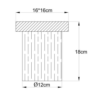 Globo - Стельовий світильник 1xE27/40W/230V
