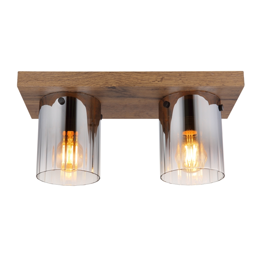 Globo - Потолочный светильник 2xE27/40W/230V 16x41 см