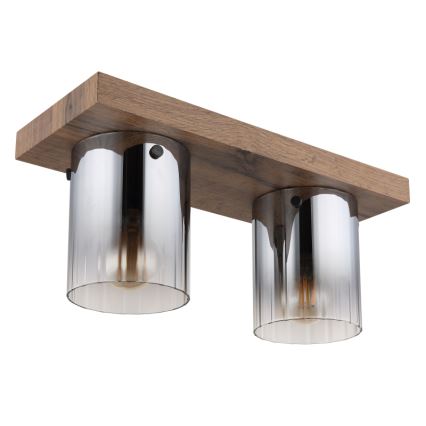Globo - Потолочный светильник 2xE27/40W/230V 16x41 см