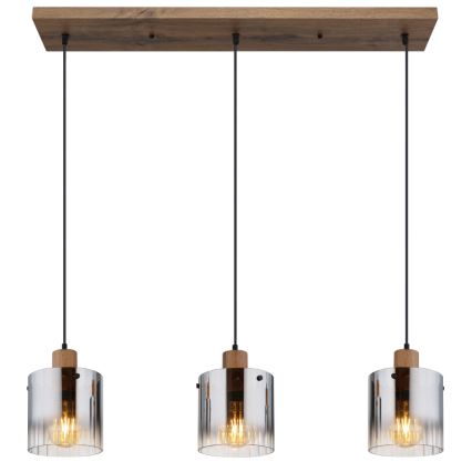 Globo - Люстра на тросі 3xE27/60W/230V