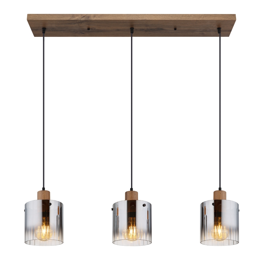 Globo - Люстра на тросі 3xE27/60W/230V