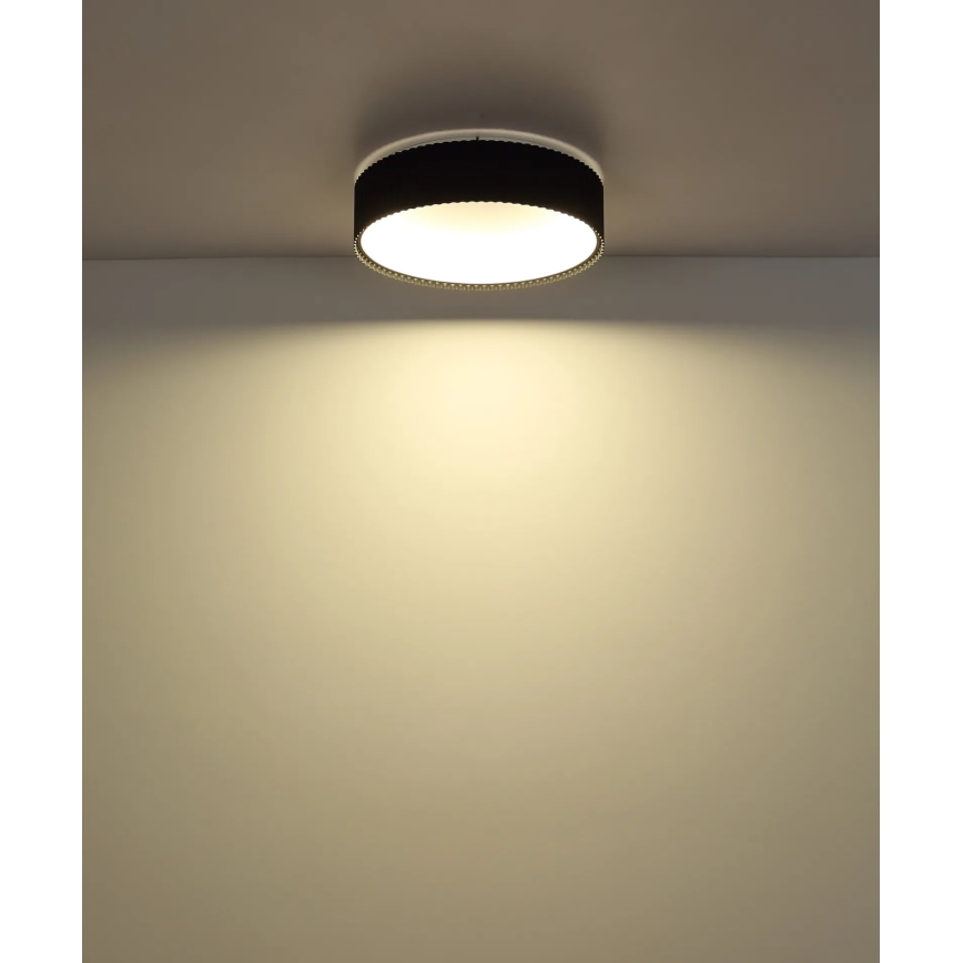 Globo - LED стельовий світильник LED/45W/230V 2700/4000/6000K діаметр 46 см чорний