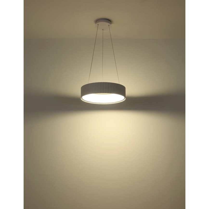 Globo - светодиодная подвесная люстра на тросе LED/45 Вт/230 В 2700/4000/6000K диам. 46 см белая