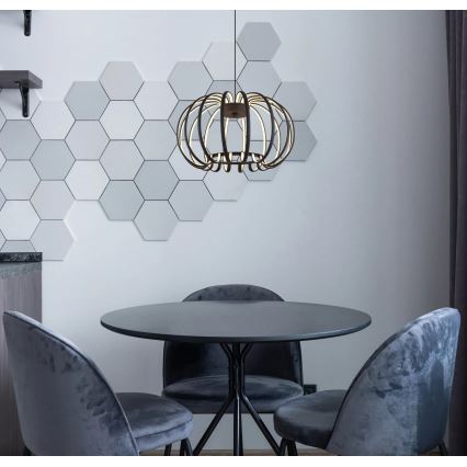 Globo - LED підвісна люстра на тросі з регулюванням яскравості LED/40W/230V 3000K чорна